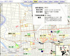 声掛けマップの表示例