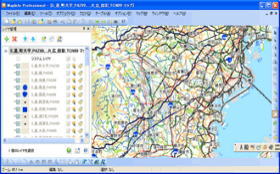 MapInfo Professionalの画面